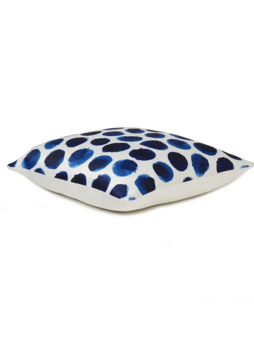 Oussum Watercolor Dot Print Cotton Pillow Case Washable Cushion Cover Set of 2